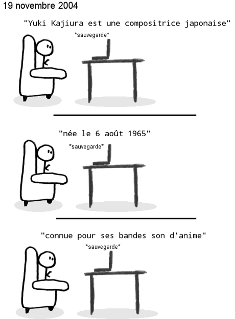 Gribouillage 109 : premiers pas. 0107 - premiers pas