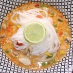 Soupe Thaï au curry rouge