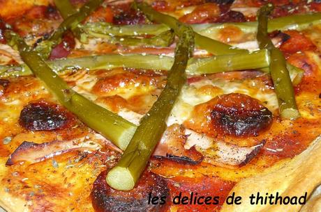 pizza asperges et chorizo pizza asperges et chorizo
