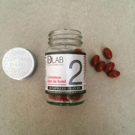 Ma routine beauté pour conserver un joli teint hâlé Capsules D-Lab Booster Bain de Soleil