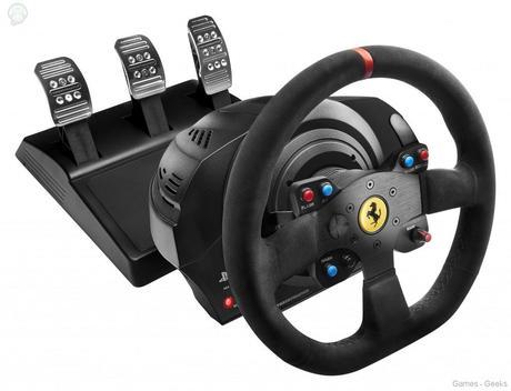 Thrustmaster annonce le T300 Ferrari Integral Racing Wheel Alcantara Edition Thrustmaster annonce le T300 Ferrari Integral Racing Wheel Alcantara Edition