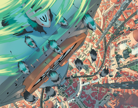 Interview Tony Valente & Radiant : des jours meilleurs pour le manga français ? Page couleur en ouverture du tome 3 - Visuels Tony Valente © Ankama Editions