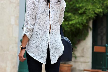 New boyfriend (1P10S) chemise pois River Island