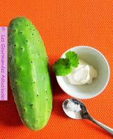 Concombre à la crème fraîche à la menthe Concombre à la crème fraîche à la menthe