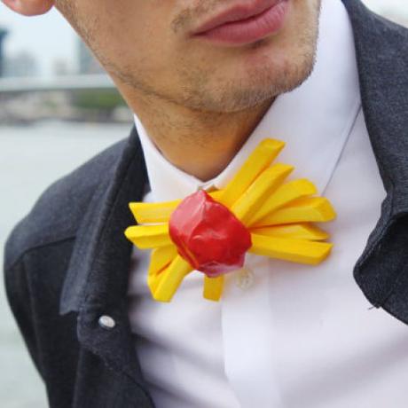 ROMMYDEBOMMY-4 Ces noeuds papillon en forme de gaufre, bonbon devront séduire les plus gourmands !
