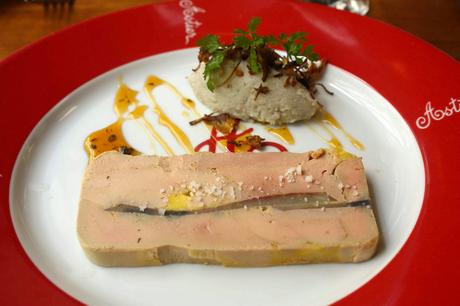 Marbré de foie gras aux artichauts © P.Faus Marbré de foie gras aux artichauts © P.Faus