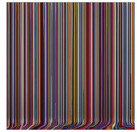 ART : Ian Davenport expose à Bruxelles Jusqu’au 3/10 Ian_Davenport_at_FloreArtGallery_B41296_Puddle Painting_Anthracite Black_2009
