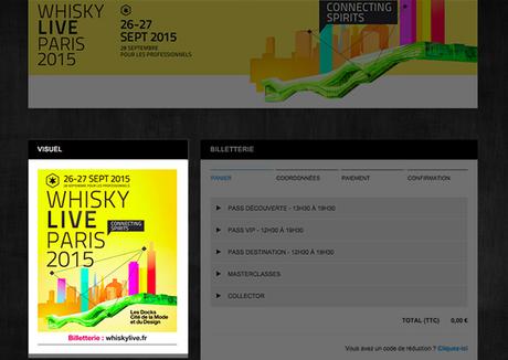 Créer une belle billetterie avec Weezevent : le mini-site Visuel du minisite