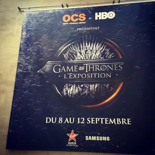 L'expo Game of Thrones est à Paris !!
