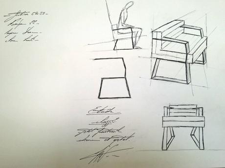 Chaiss petit fauteuil par Sébastien Mazzoni Chaiss petit fauteuil par Sébastien Mazzoni