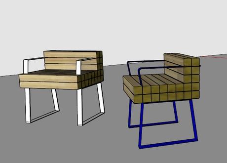 Chaiss petit fauteuil par Sébastien Mazzoni Chaiss petit fauteuil par Sébastien Mazzoni