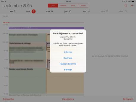 iPhone, iPad iOS 9: 2 nouvelles fonctionnalités de l’application Calendrier