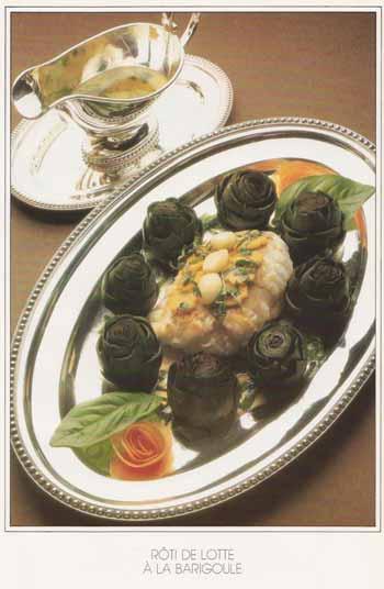 Rôti de lotte à la barigoule lottew
