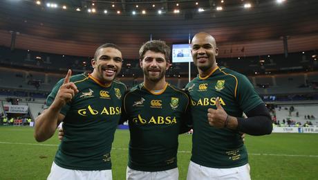 Springboks Back Three