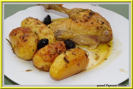 poulet rôti aux olives et citron confit-20