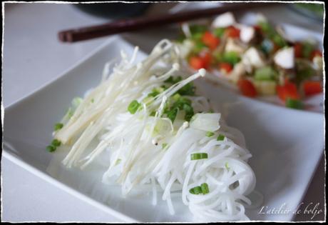 Salade et sauce chinoise maison Salade et sauce chinoise maison 4