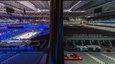 Transformation du stade de Lille pour l’EuroBasket Rideauxstade Lille basket