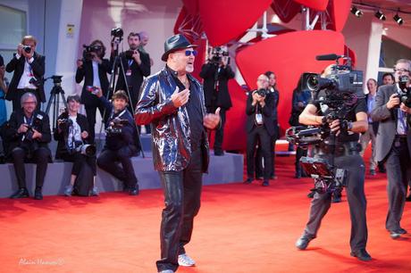 Vasco Rossi à la Mostra du Cinéma de Venise. Vendredi 11 septembre.