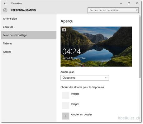 Windows 10 - Personnalisez votre écran de verrouillage