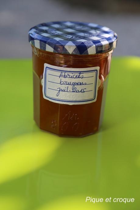 Confiture abricots et abricots-brugnons