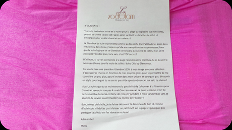 Mon avis sur la glambox (Juin 2015) Mon avis sur la glambox (Juin 2015)