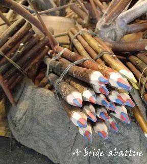 Visite de l'Ile aux crayons à Olliergues