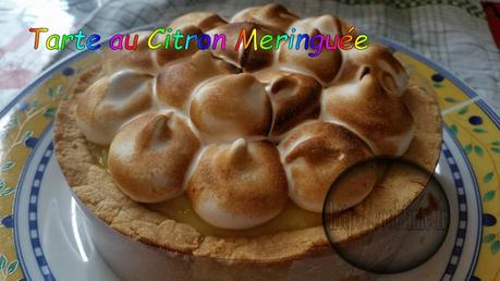 Tarte au Citron Meringuée ( au Thermomix ou sans ) Tarte au citron meringuée au thermomix