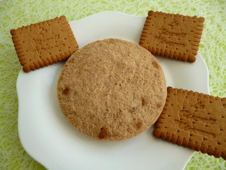 cookie cru hyperprotéiné aux speculoos avec yaourt de soja et psyllium (diététique, sans oeuf ni beurre et riche en fibres) P1240741