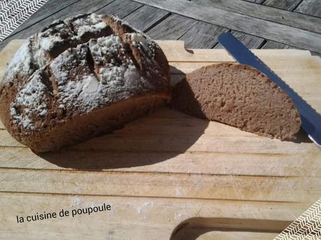Pain sans gluten à la farine de riz et de chataigne au thermomix ou sans Pain sans gluten à la farine de riz et de chataigne au thermomix ou sans