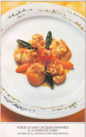 Poêlée de Saint-Jacques safranées à la pointe de curry st.jacuesjw
