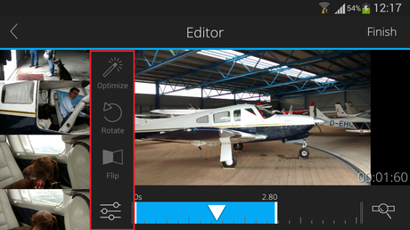Éditez vos vidéos manuellement avec Fastcut Android picture optimization