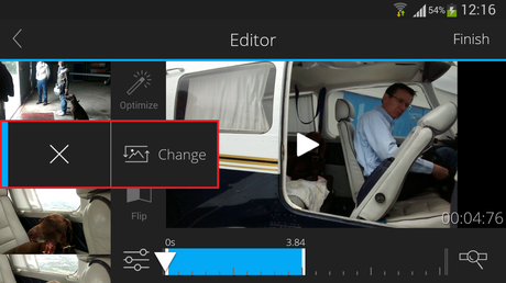 Éditez vos vidéos manuellement avec Fastcut Android change Video Editor