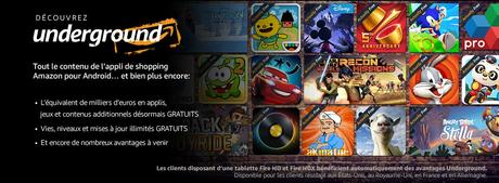 Amazon Underground: Des centaines d'Applications Android GRATUITES hero-img