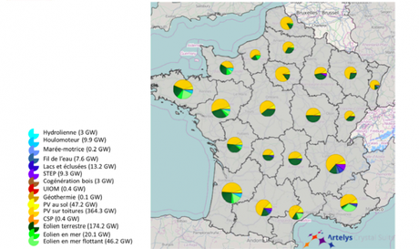 La France 100% renouvelable en 2050 : un rapport explosif dévoilé Gisements