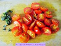 Courgettes-lentilles-tomates et quinoa crémeux (Végétarien)