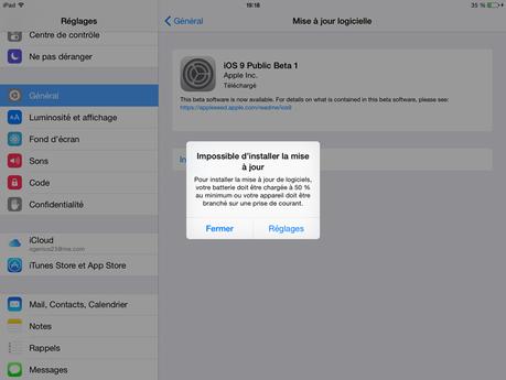 iOS 9: comment bien l’installer sur iPhone et iPad iOS 9: comment bien l’installer sur iPhone et iPad