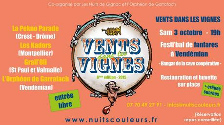 VENTS DANS LES VIGNES 2015 VENTS DANS LES VIGNES 2015