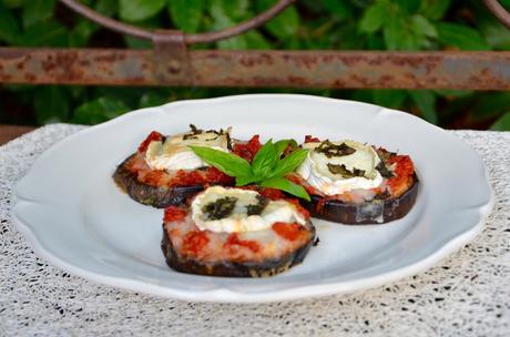Aubergines gratinées au chèvre Aubergines gratinées au chèvre