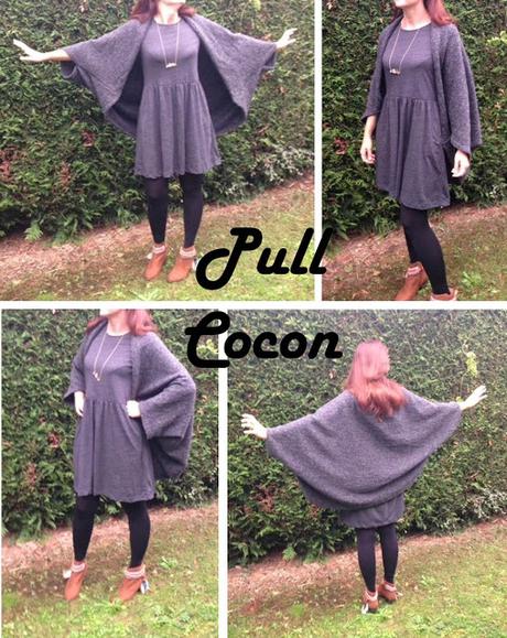 DIY : pull Cocon en 30 minutes chrono (tuto couture inside)