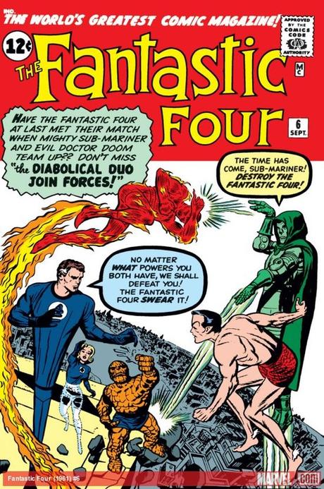 Marvel Comics-Fantastic Four #6-1962