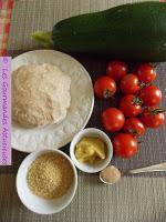 Tarte à la courgette et aux tomates (Vegan)