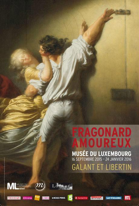 Fragonard amoureux, galant et libertin affiche_fragonard