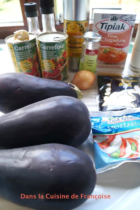 Aubergines à la Parmigiana (version presque light) DSC09907