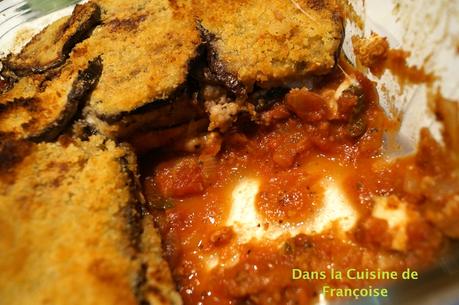 Aubergines à la Parmigiana (version presque light) DSC09918