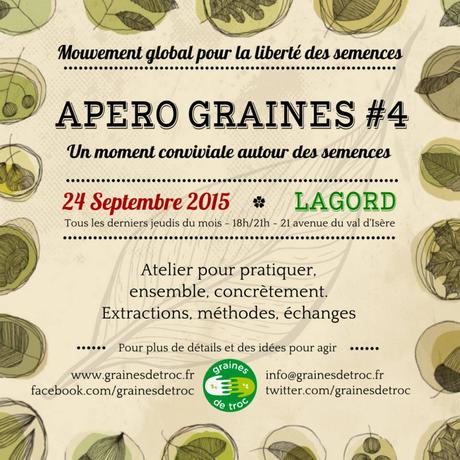 une autre façon de s'échanger graines et savoir-faire Apéro-graine Lagord 24 septembre 18 h 21 av du val d'isere une autre façon de s'échanger graines et savoir-faire Apéro-graine Lagord 24 septembre 18 h 21 av du val d'isere