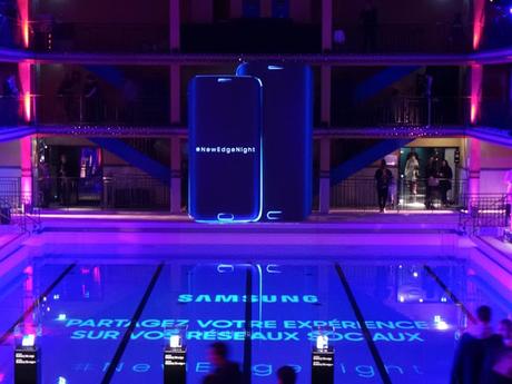 #NewEdgeNight : la soirée de lancement du Samsung Galaxy S6 Edge Plus à la Piscine Molitor