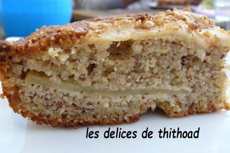 gâteau aux pommes, noisettes et polenta gâteau aux pommes, noisettes et polenta