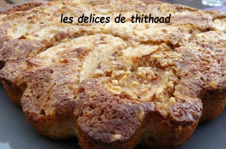 gâteau aux pommes, noisettes et polenta gâteau aux pommes, noisettes et polenta