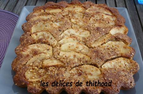 gâteau aux pommes, noisettes et polenta gâteau aux pommes, noisettes et polenta