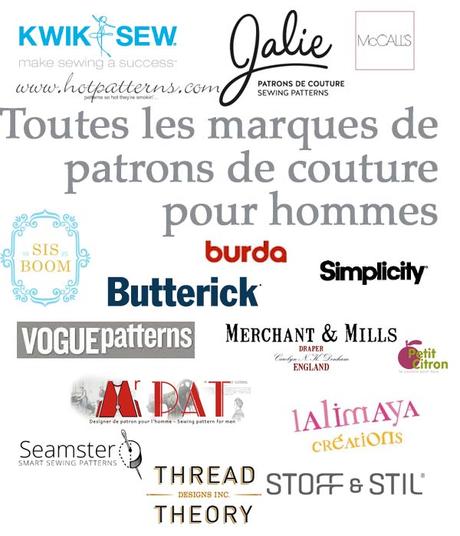 Toutes les marques de patrons de couture, pour hommes Toutes les marques de patrons de couture, pour hommes